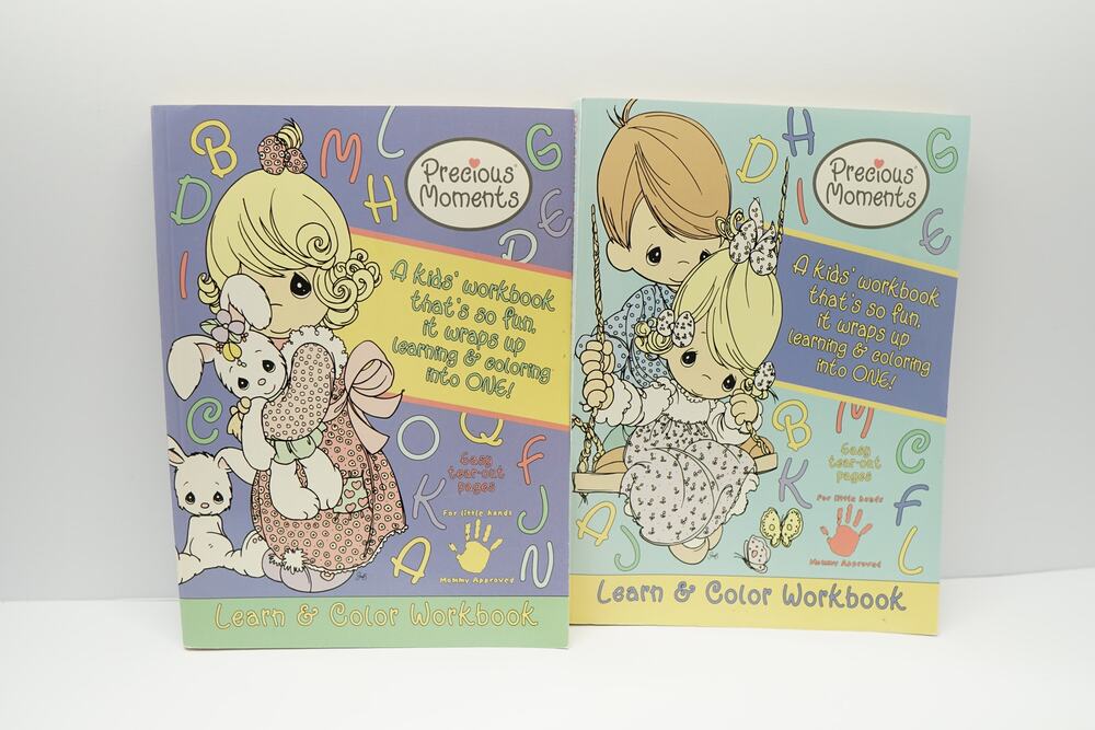 VINTAGE Precious Moments 2004 Kid's Workbook